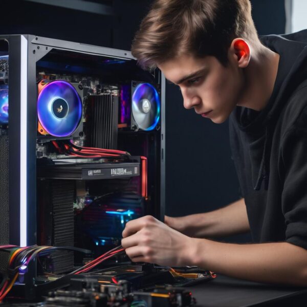 Guy Build Computer Build a new gaming computer with our help!